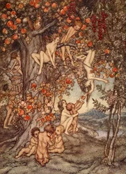 There was no danger, no trouble of any kind, illustration from 